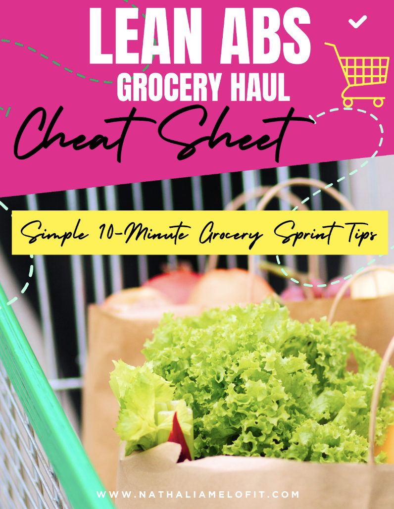 Lean Abs Grocery Haul Cheat Sheet
