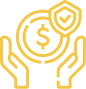 Icono de inversión segura