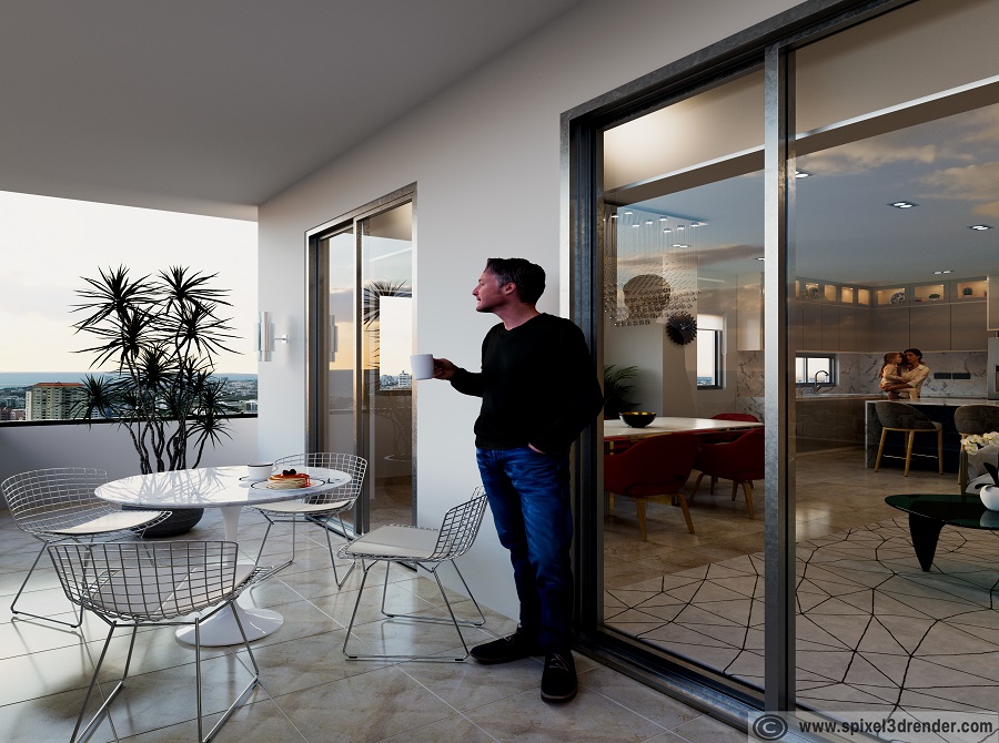Sala de apartamento