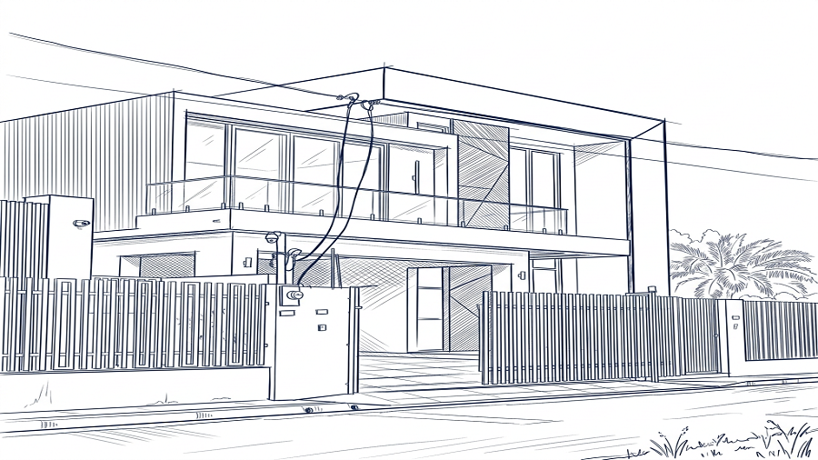 Planos arquitectónicos Casa Santiago