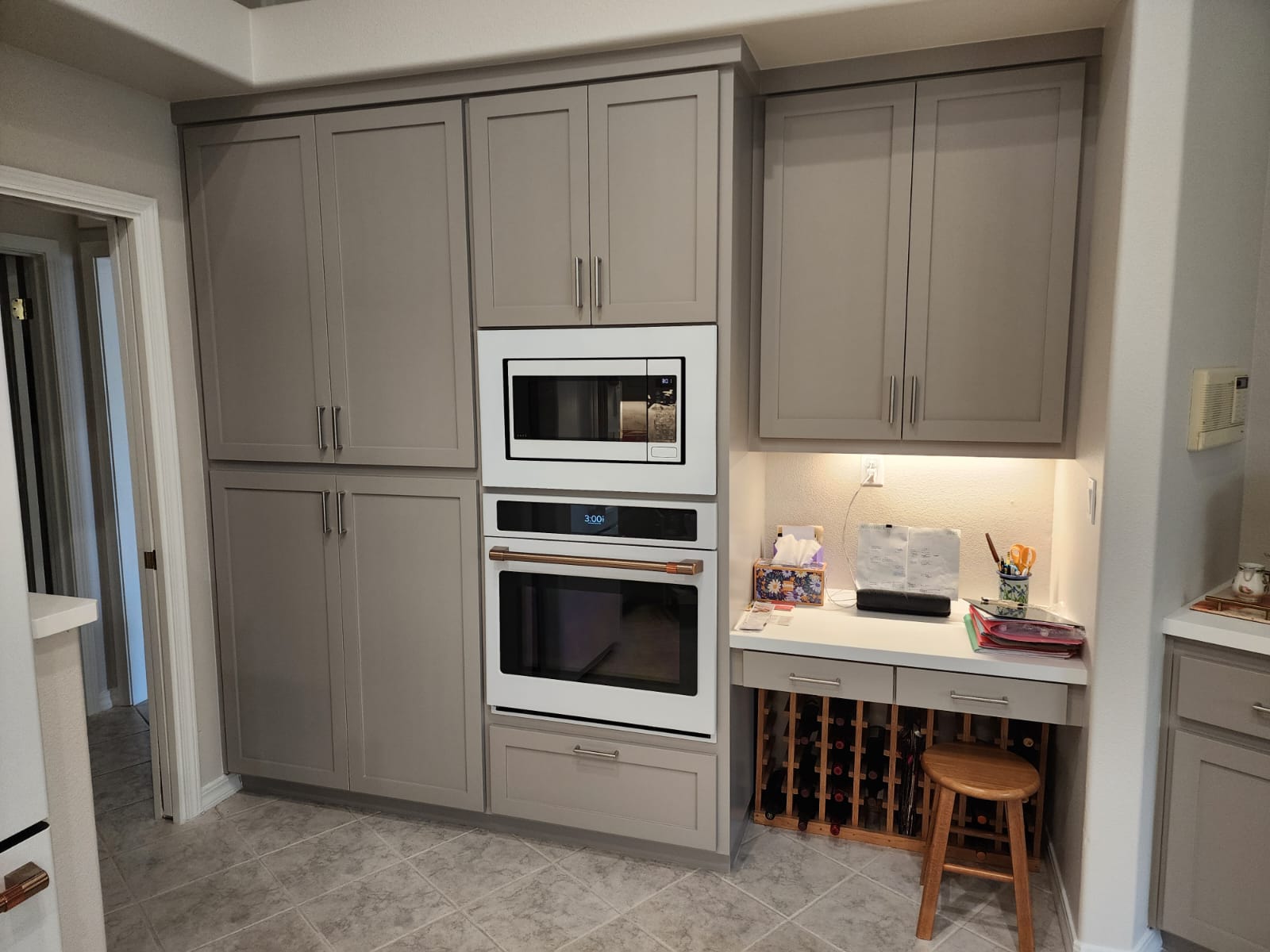 Finished custom cabinetry project by SMH Remodeling