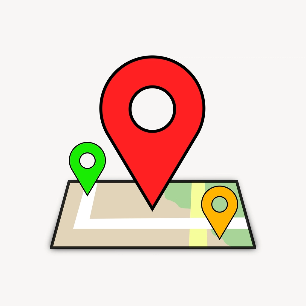“Location pin clip art vector“/ CC0 1.0