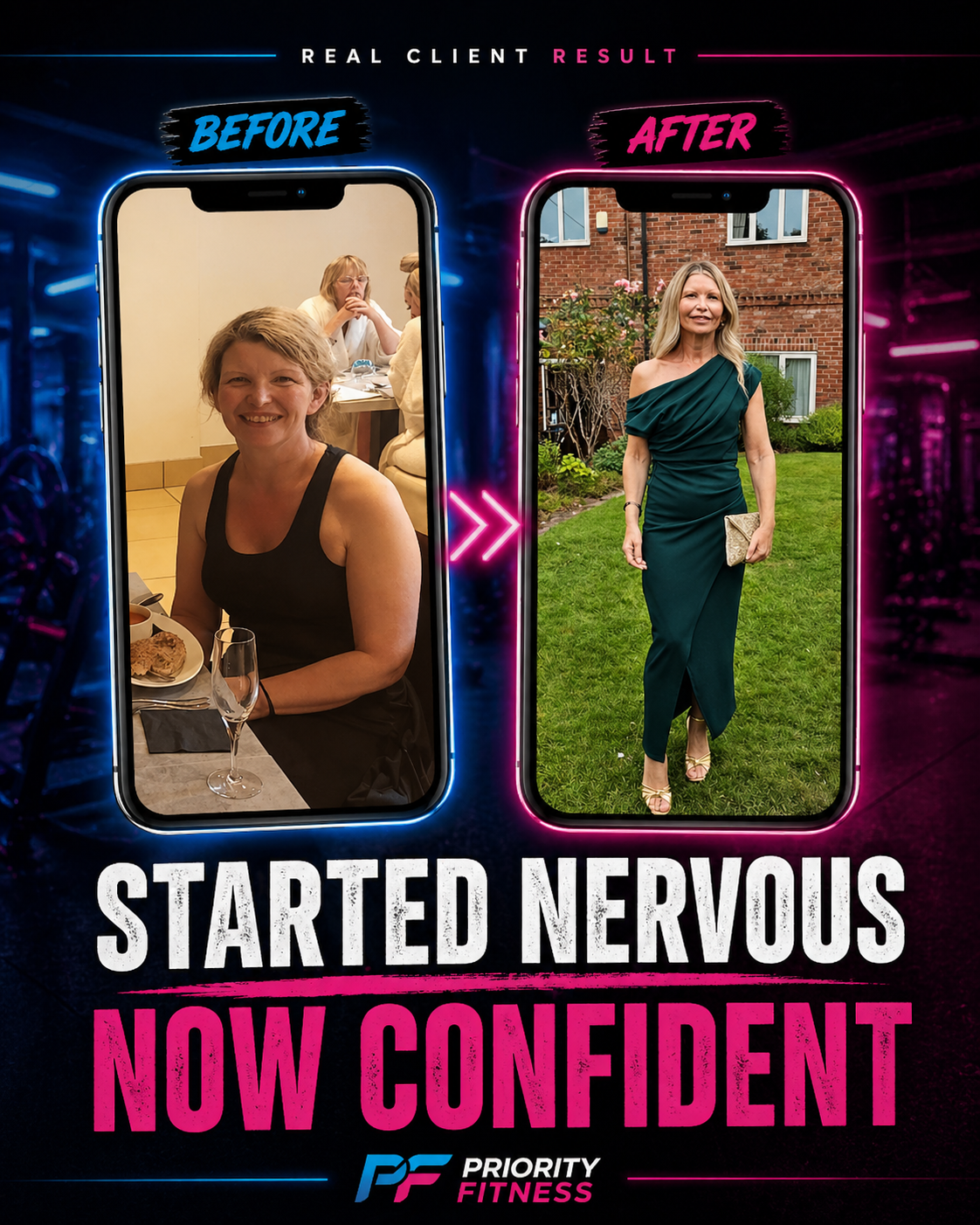 Priority Fitness result preview