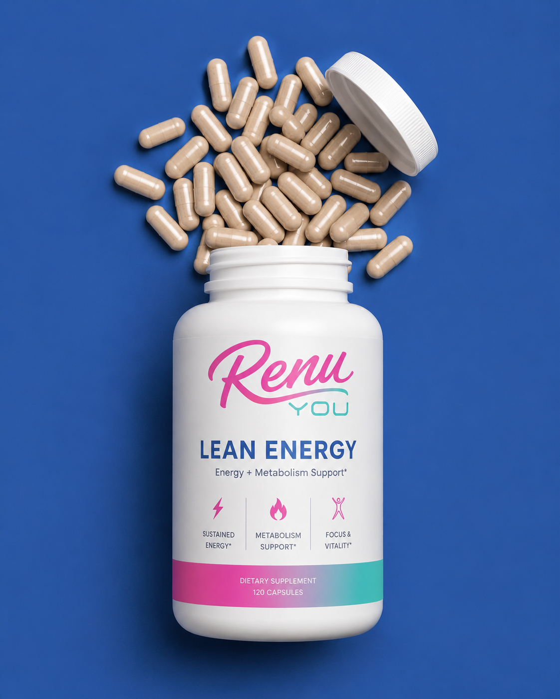 Renu Lean Energy supplement bottle