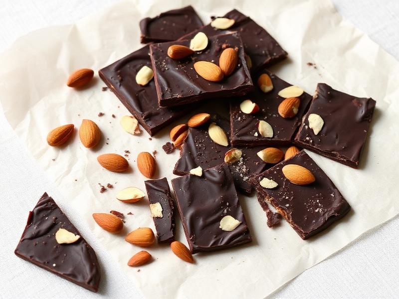 Dark Chocolate Bark with Almonds