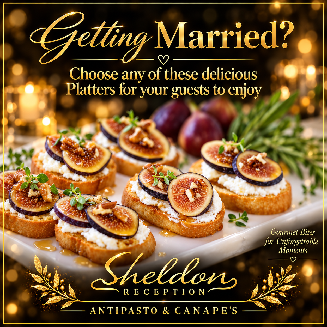 Chef-crafted catering and banquet dishes served at Sheldon Reception