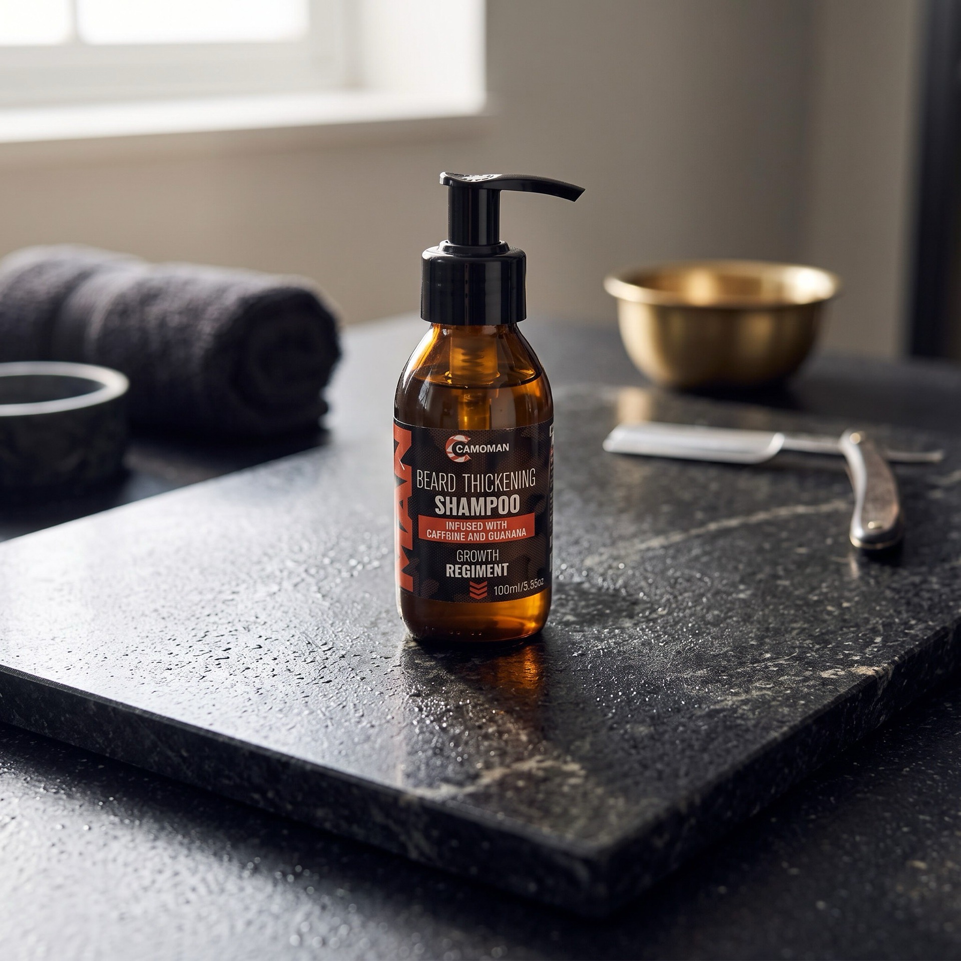CamoMan Beard Thickening Shampoo