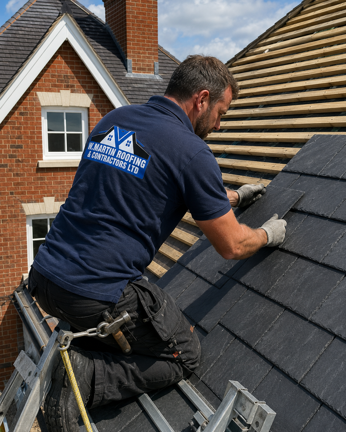 Roof repair by W Martin Roofing in East London