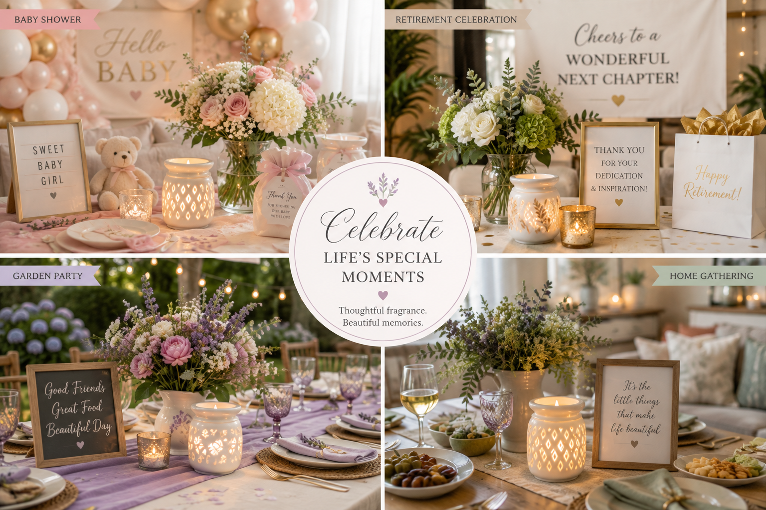 Celebrate the Moment: Scent Styling for Showers & Special Occasions