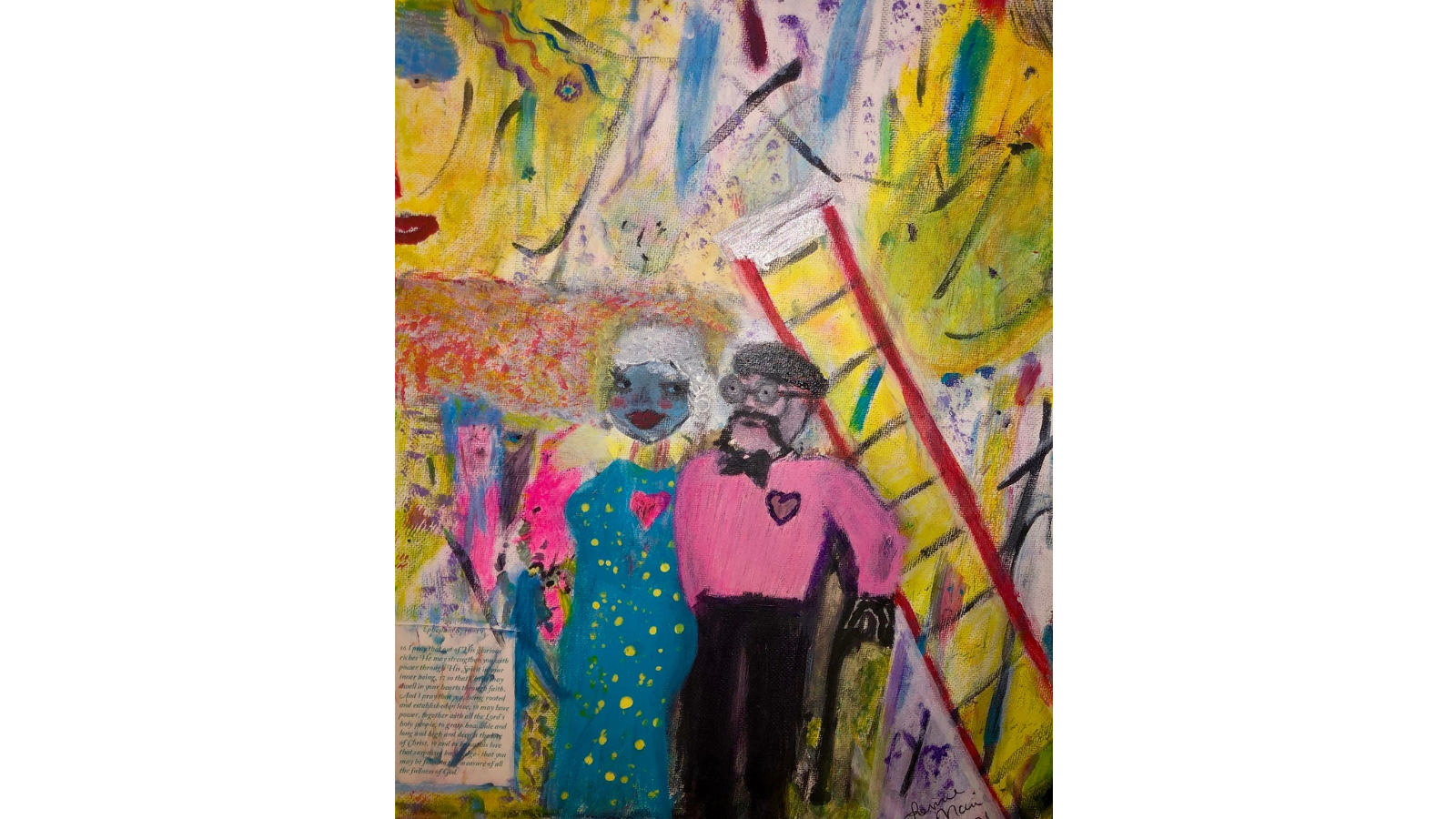 Original hand-painted artwork by Lennie Marie