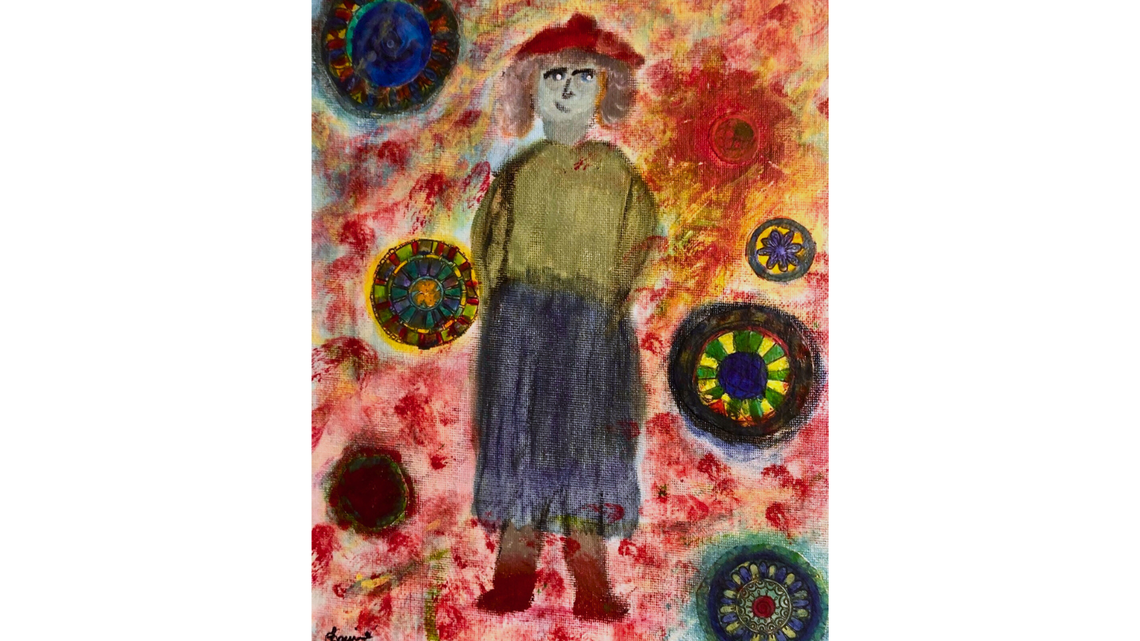 Original hand-painted artwork by Lennie Marie