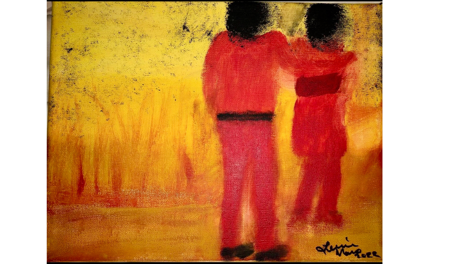 Original hand-painted artwork by Lennie Marie