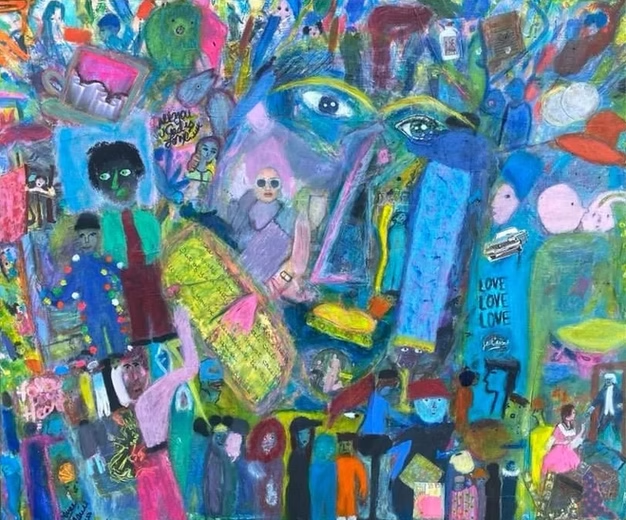 Original hand-painted artwork by Lennie Marie