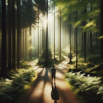 A forest trail dividing into two paths, symbolizing curiosity and new directions emerging after a period of stability.