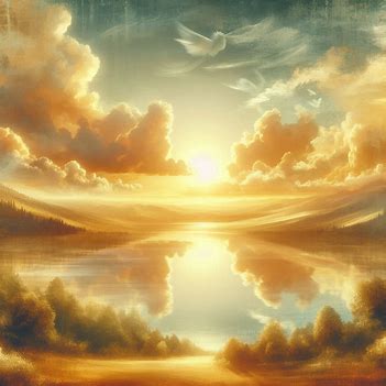 Soft sunrise over a calm landscape representing awareness and the beginning of personal growth.