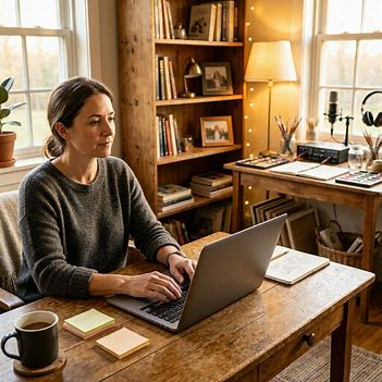 Person reflecting on the difference between stability and meaningful work