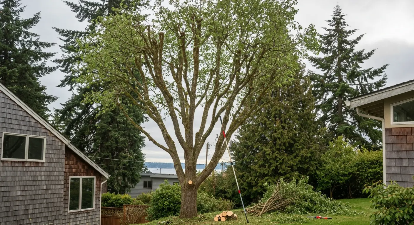 Wind sail reduction pruning