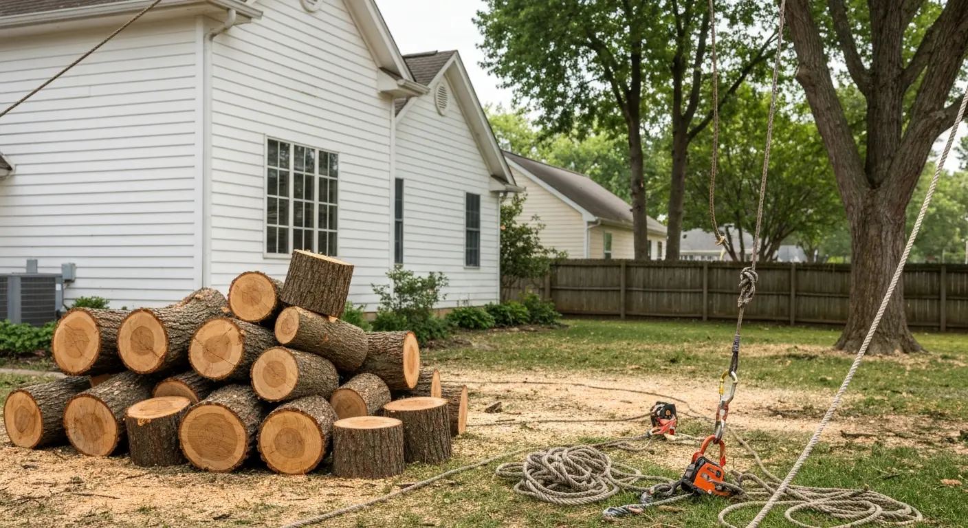 Precision low-impact tree removal