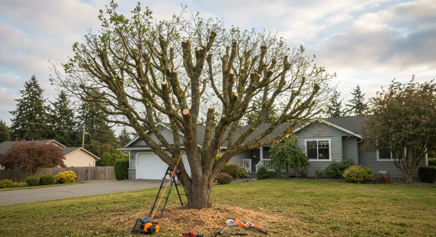 Wind reduction pruning