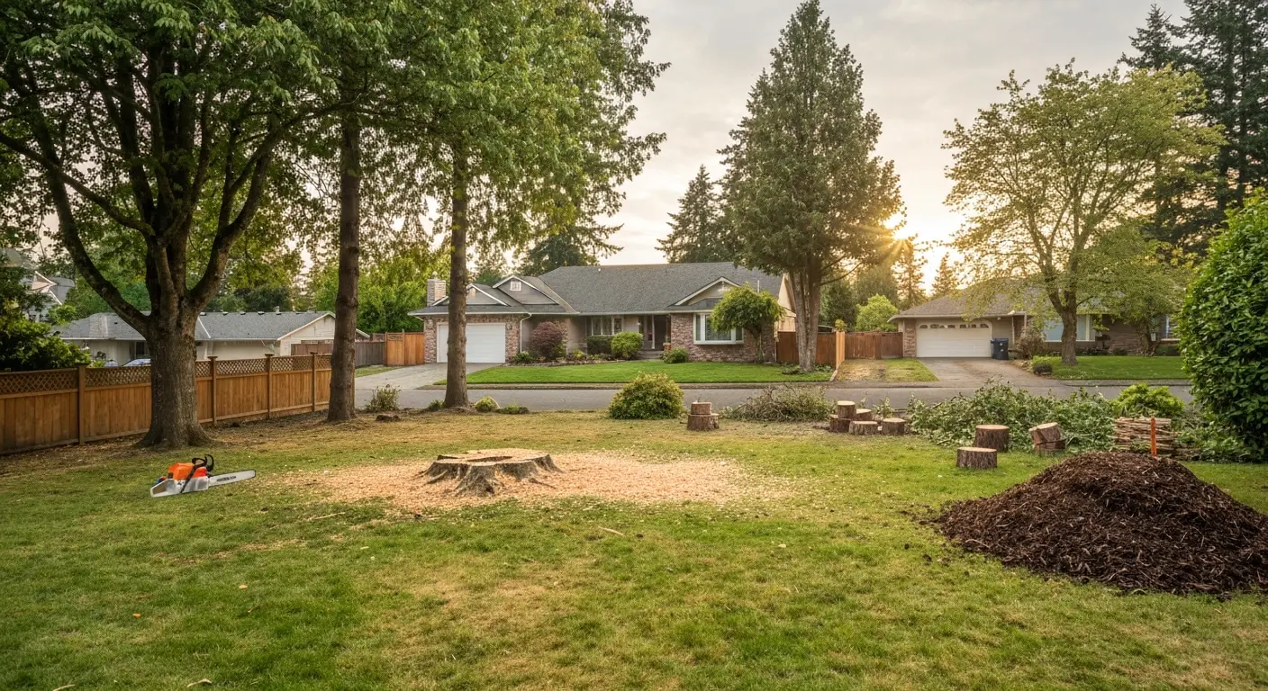 Disease affected tree removal