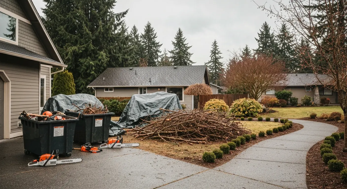 Emergency storm cleanup