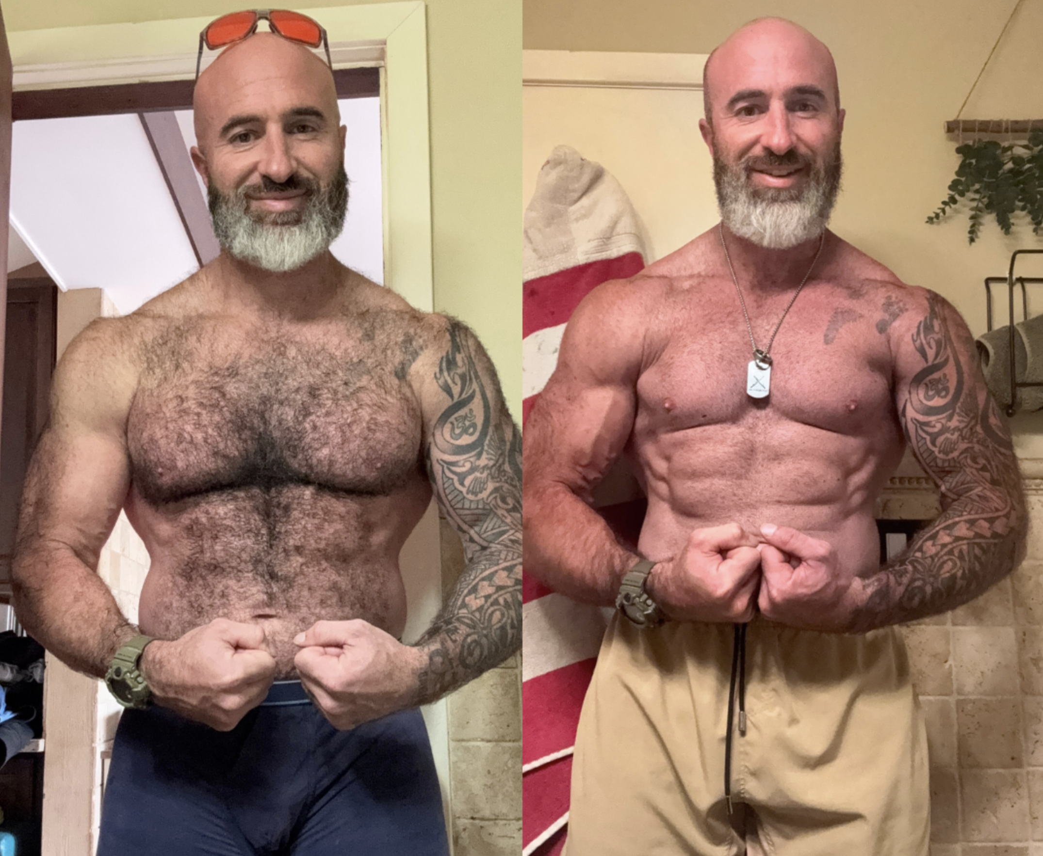 Kyle Newell before and after transformation