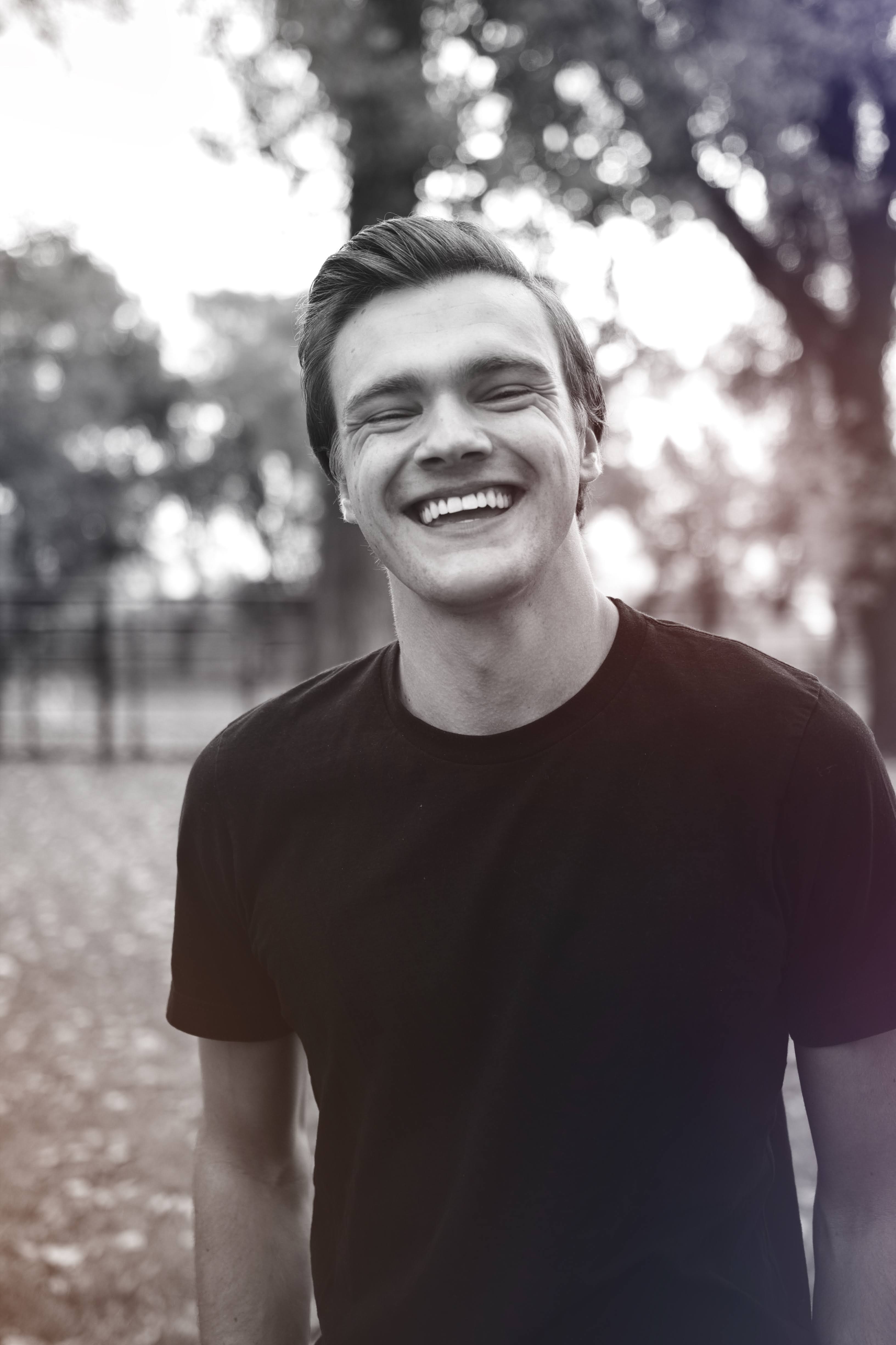 Jared Bender smiling outdoors
