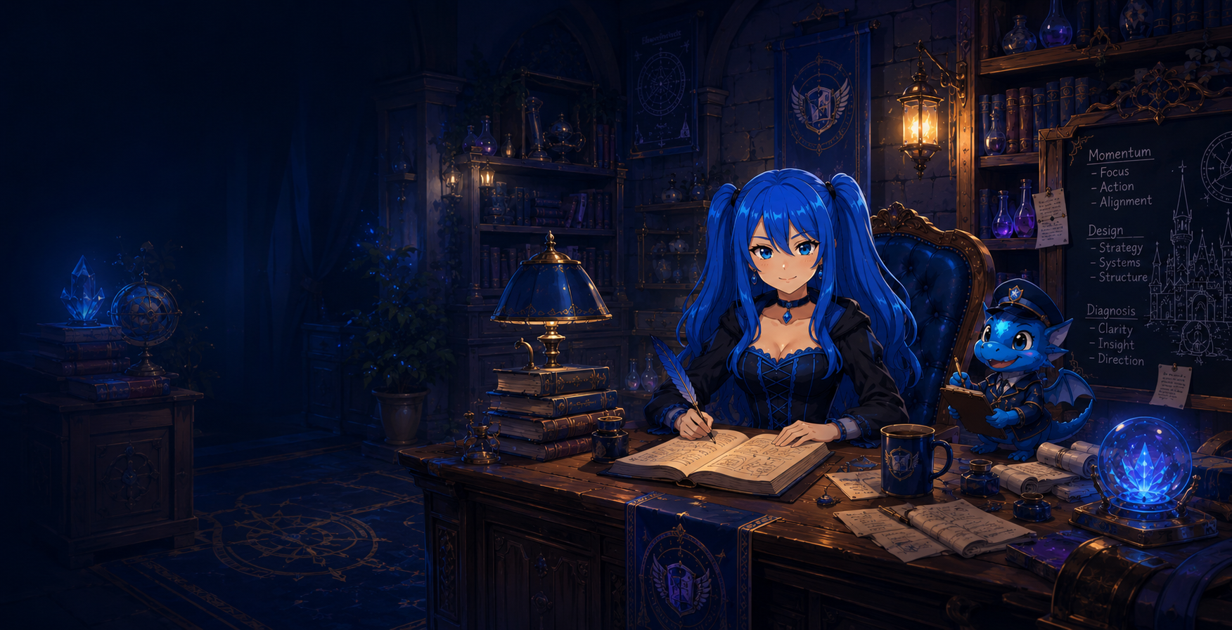 Dark Magical Office