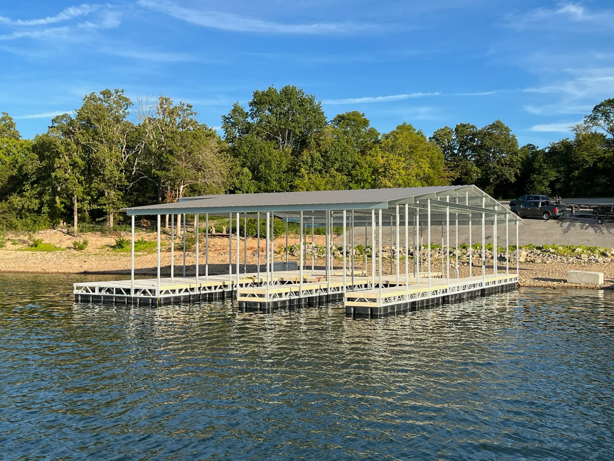 Two slot residential dock in Missouri