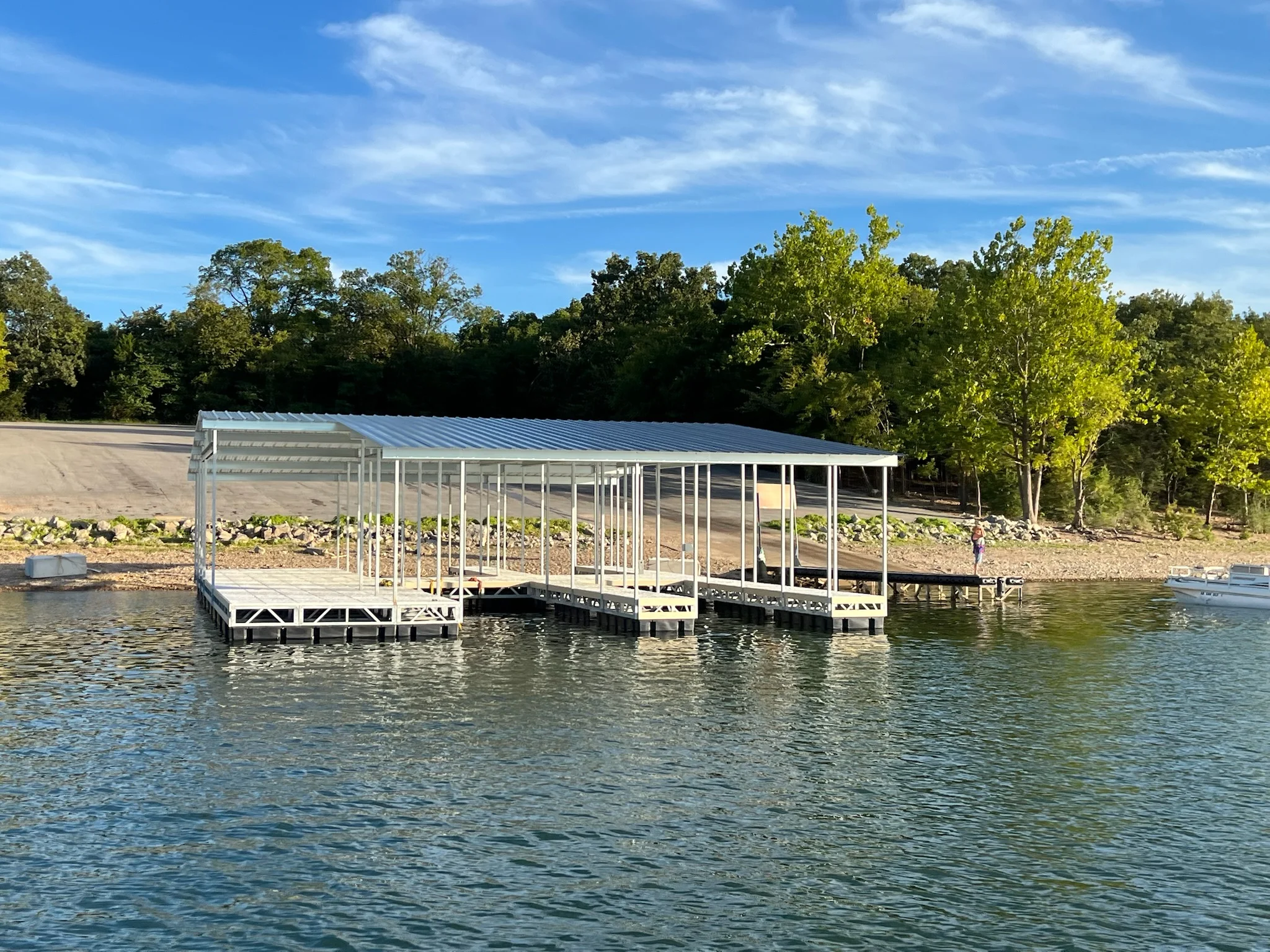 Dock construction in Mississippi