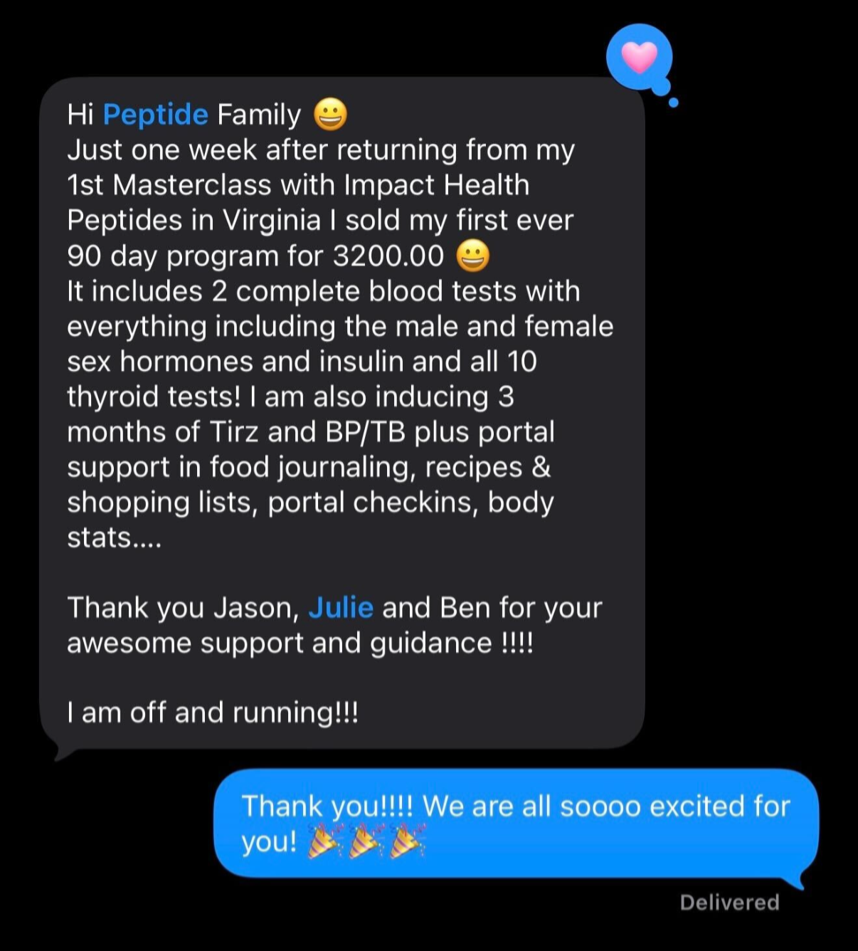 Partner testimonial