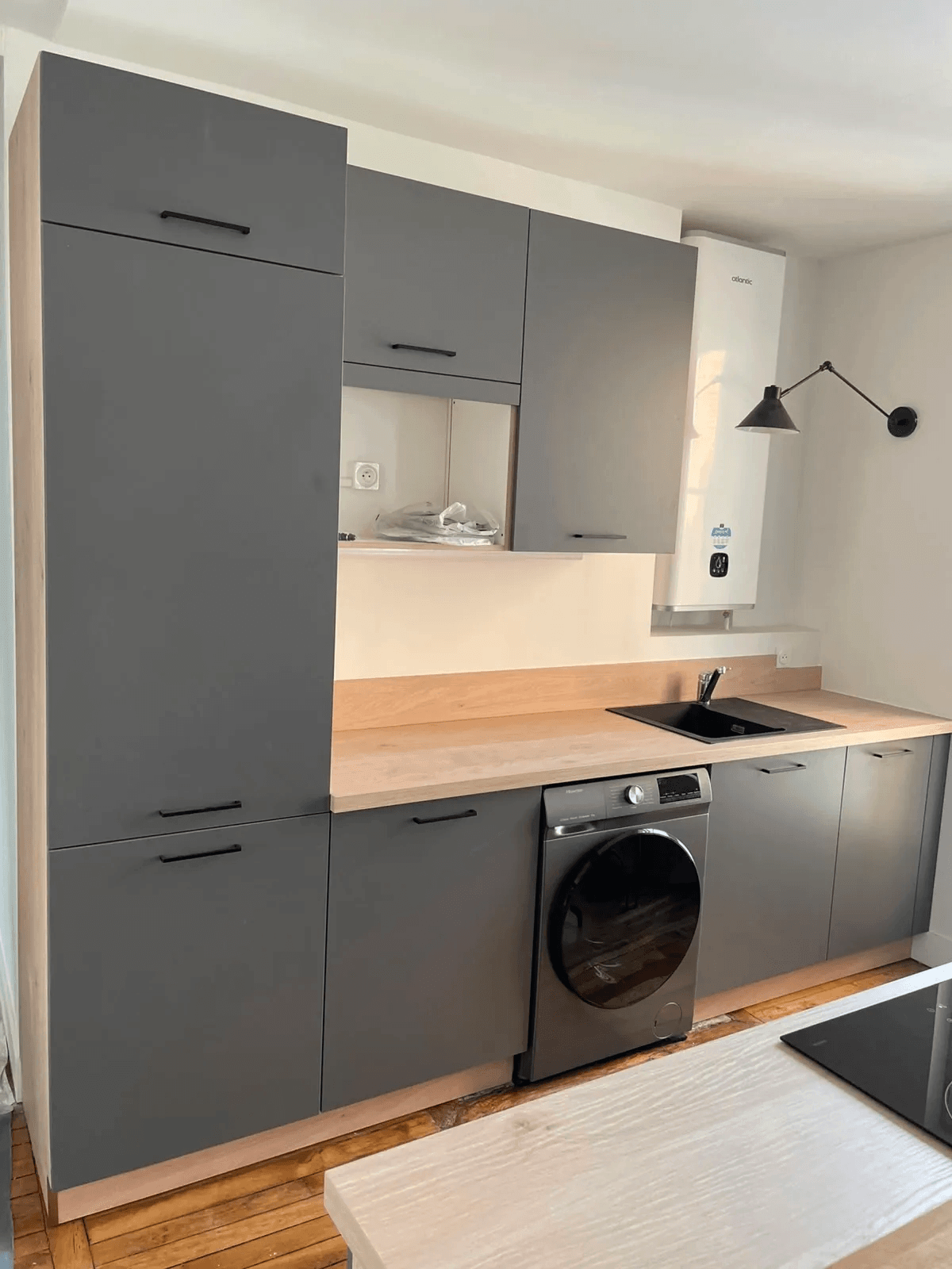 Cuisine anthracite