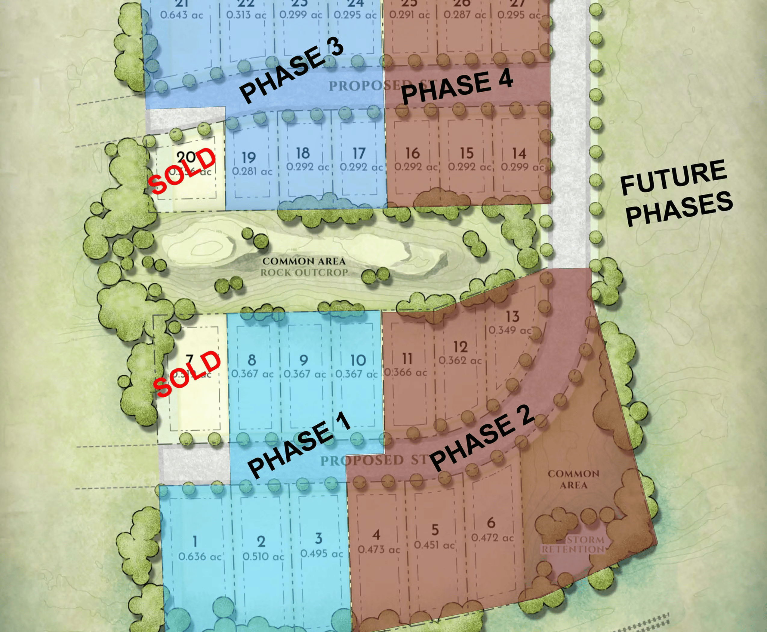 Maple Ridge Site Map Layout