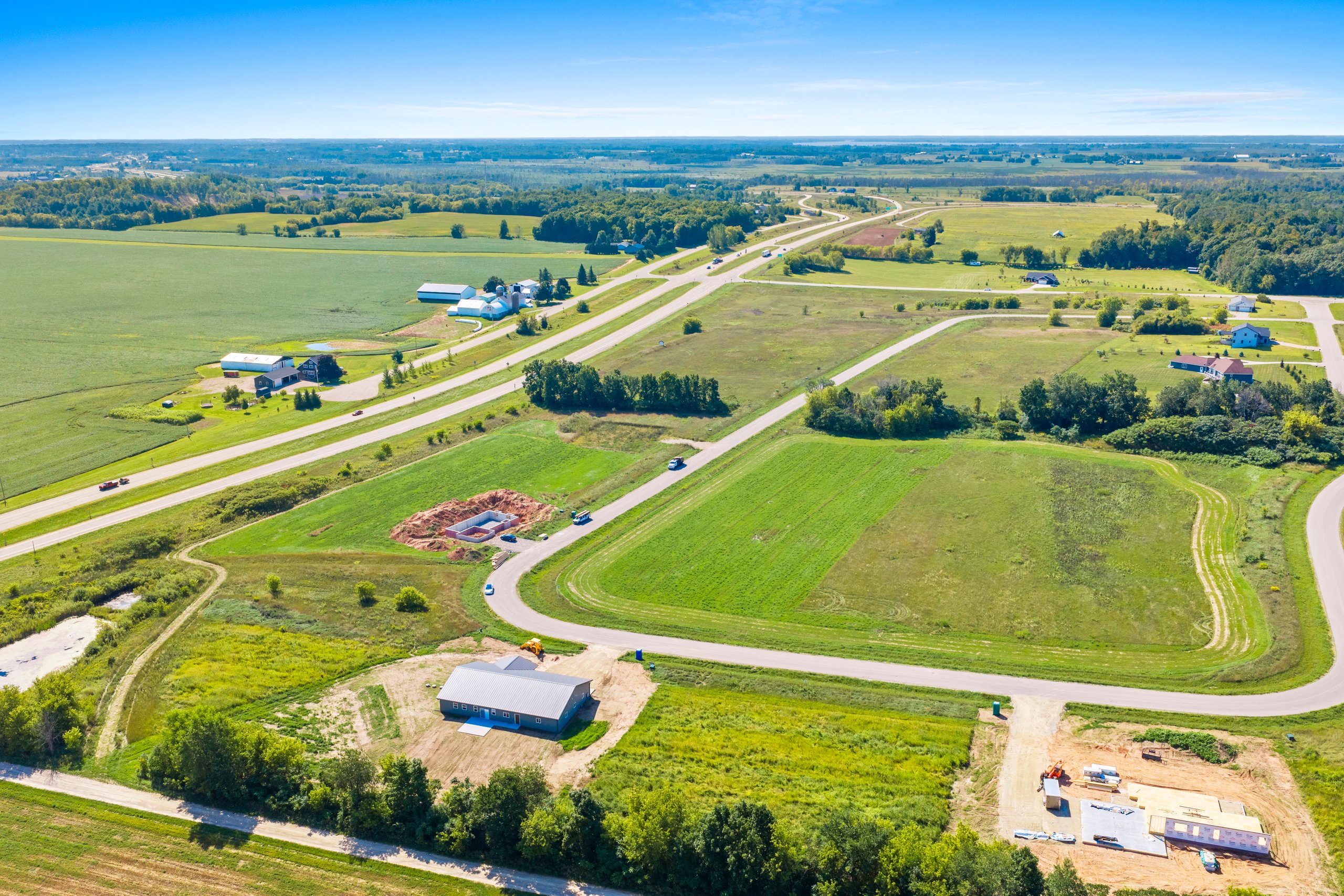 Woodland Hills aerial view of homesites and surrounding land