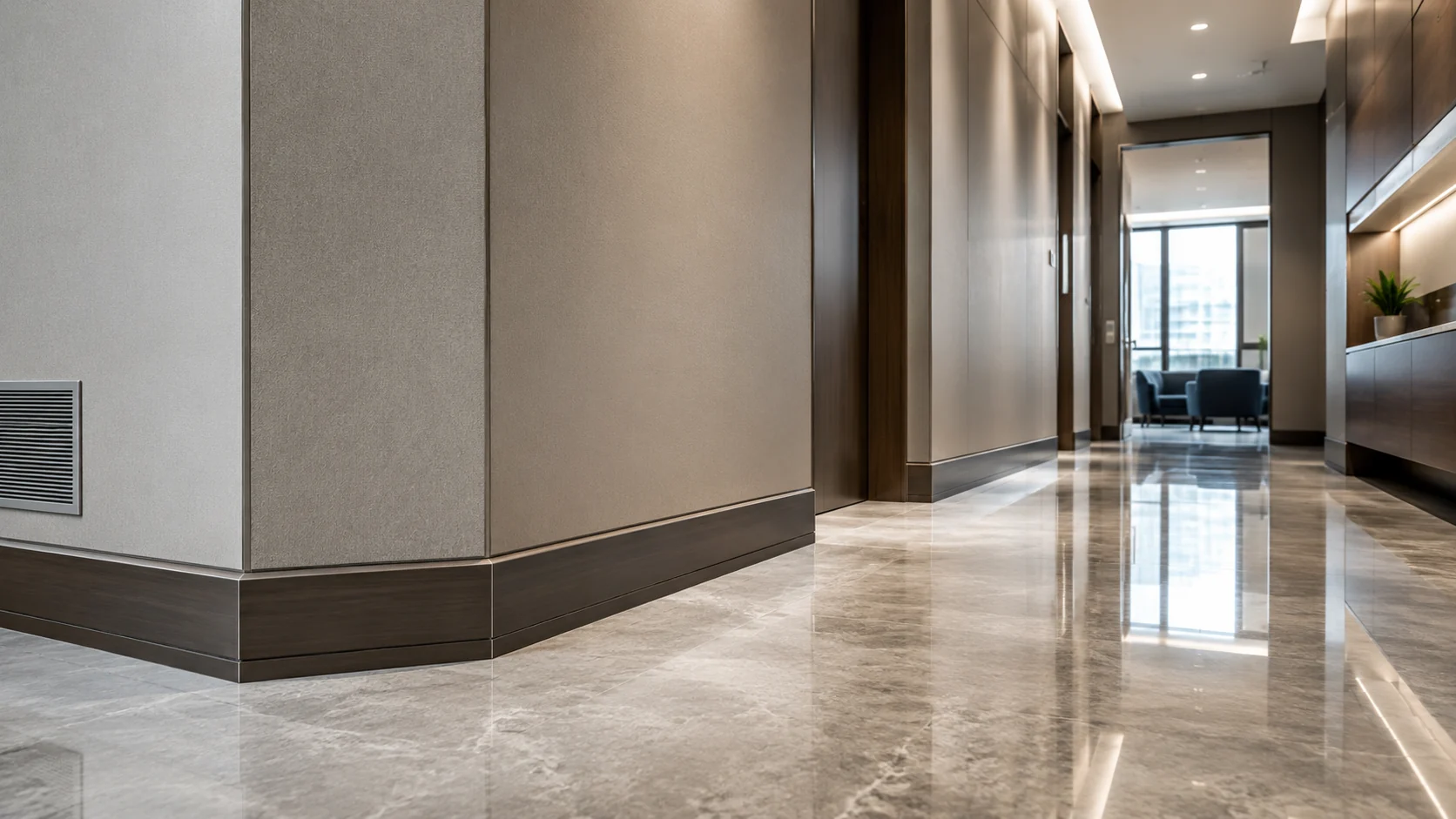 Detailed deep cleaning zones in a commercial facility
