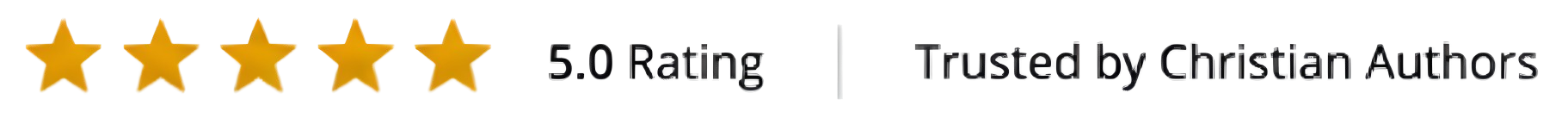5 star rating trusted by Christian authors