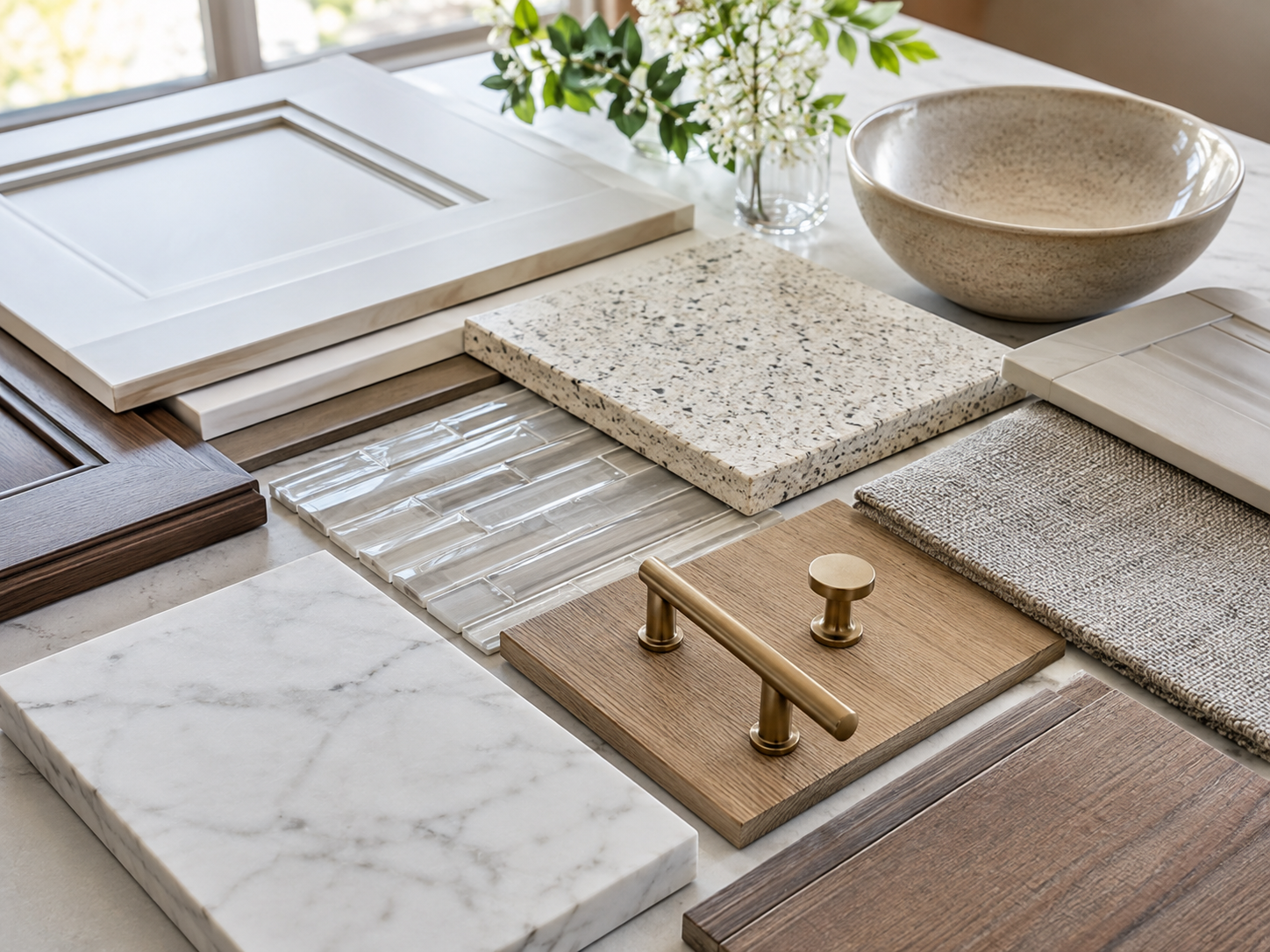 Custom home design planning and material selections