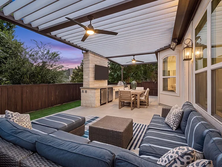 Covered residential patio inspiration