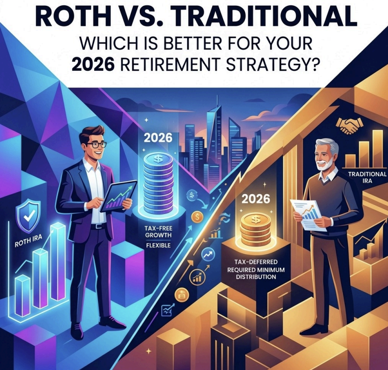 Roth Vs. Traditional: Which Is Better For Your 2026 Retirement Strategy? Roth Vs. Traditional: Which Is Better For Your 2026 Retirement Strategy?