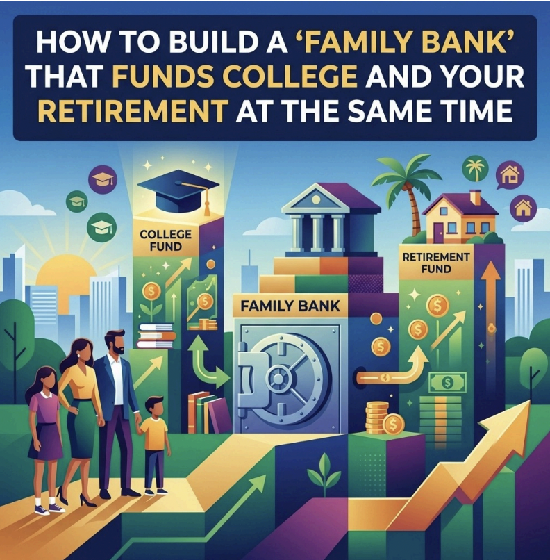 How to Build a ‘Family Bank’ That Funds College and Your Retirement at the Same Time
