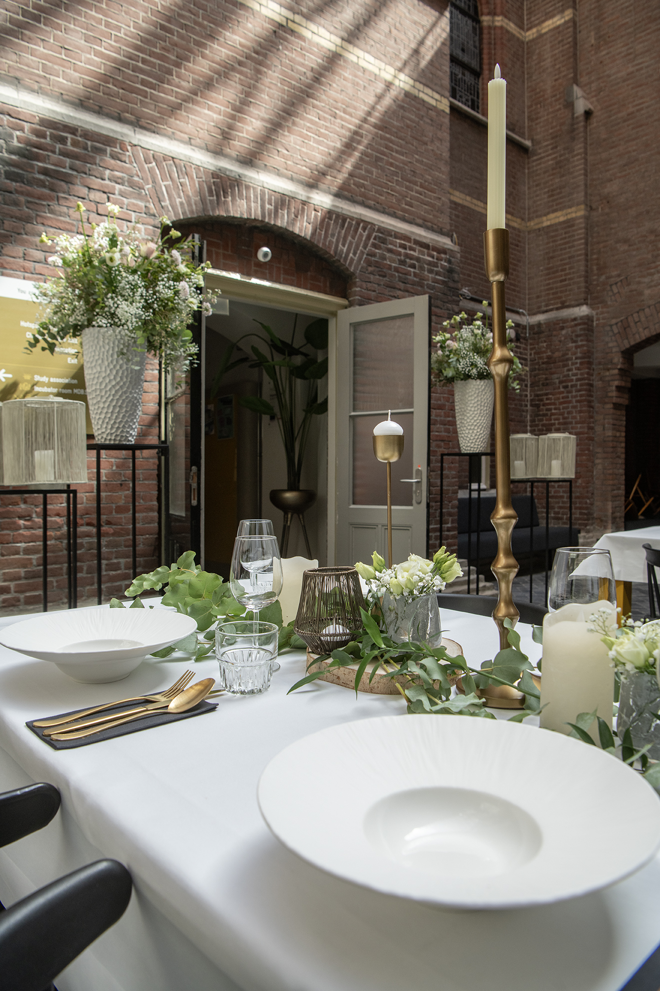 Binnenruimte voor diners en evenementen