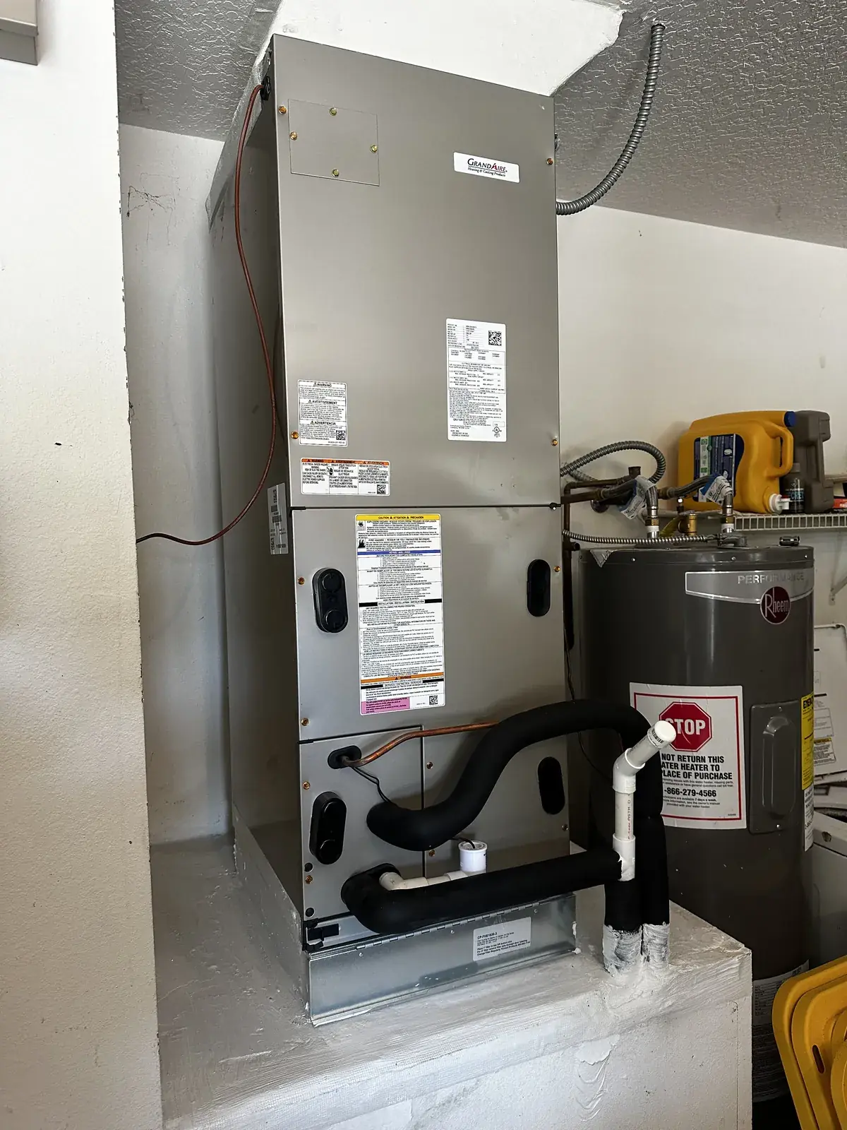 Air handler installation by Cool Vantage