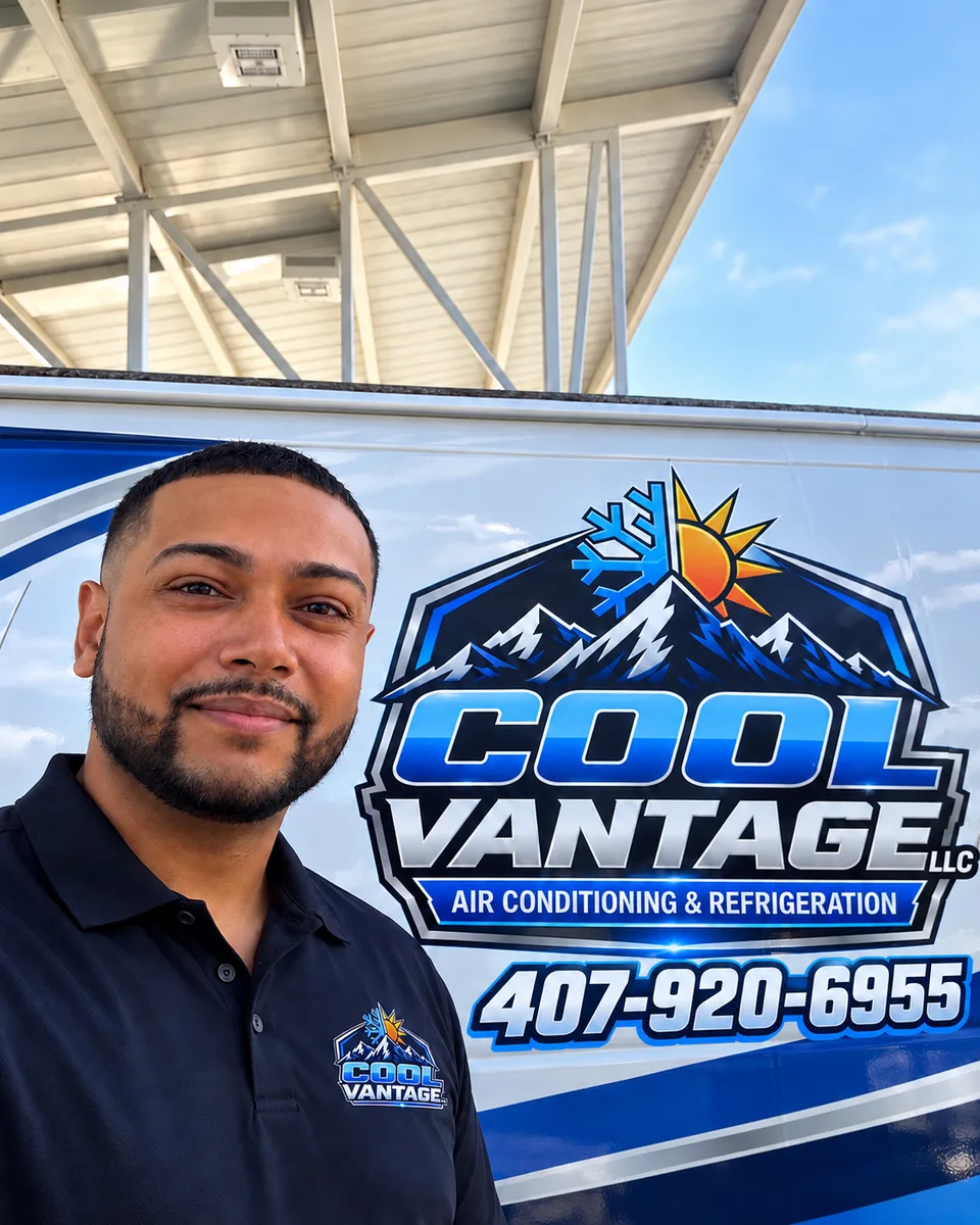 Dillon, owner of Cool Vantage Air Conditioning & Refrigeration