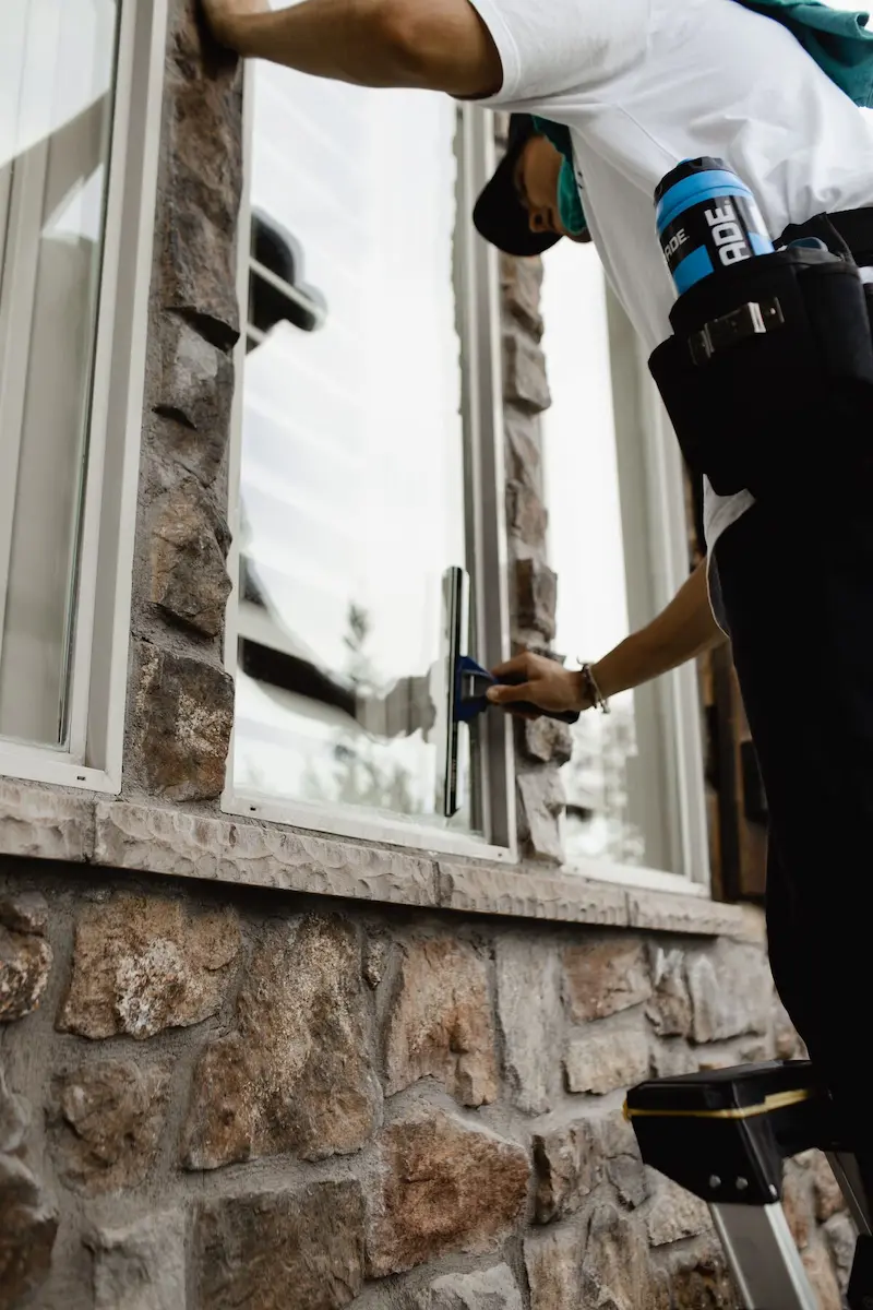 Nettoyage de vitres résidentiel