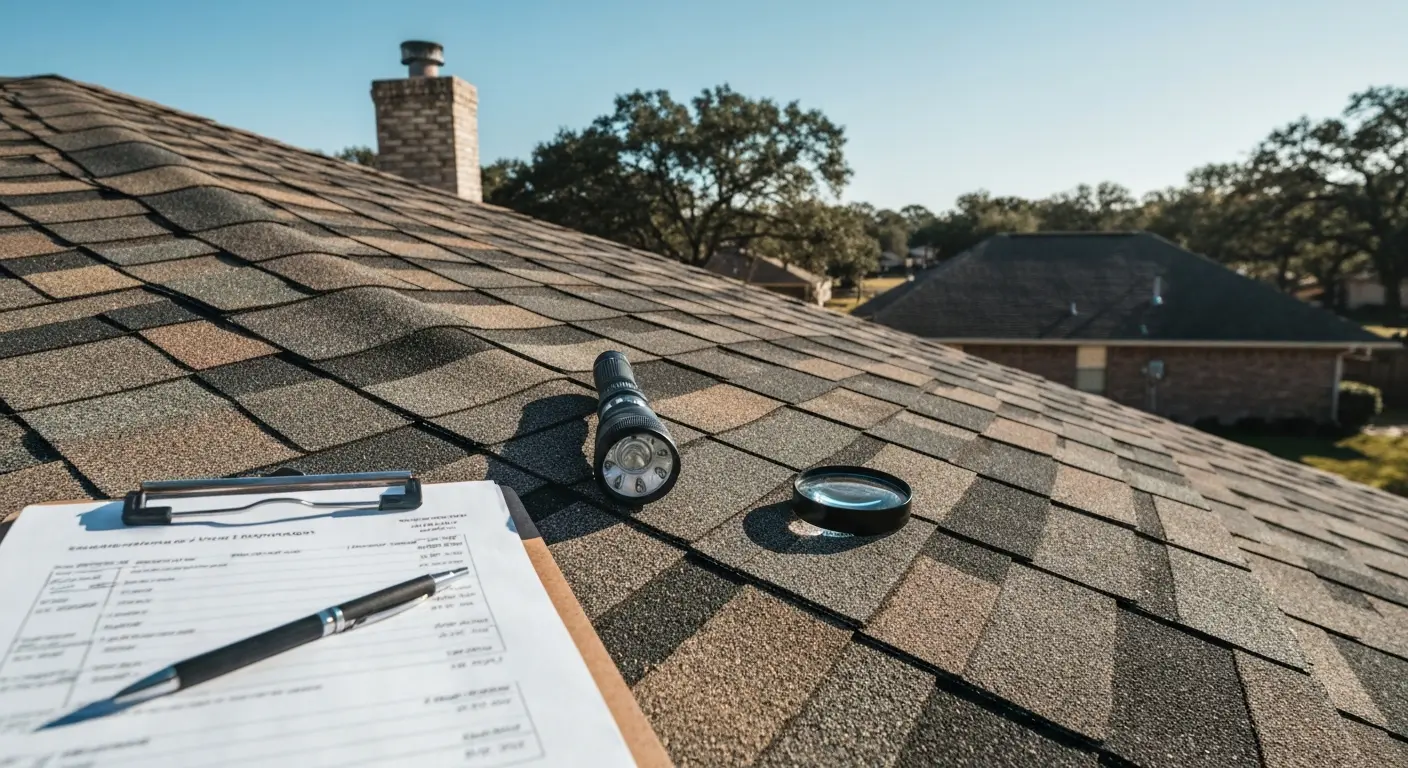 Roof inspection in Lake Highlands TX