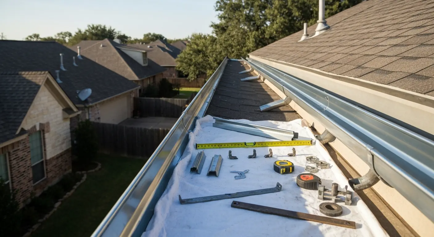 Gutter replacement service