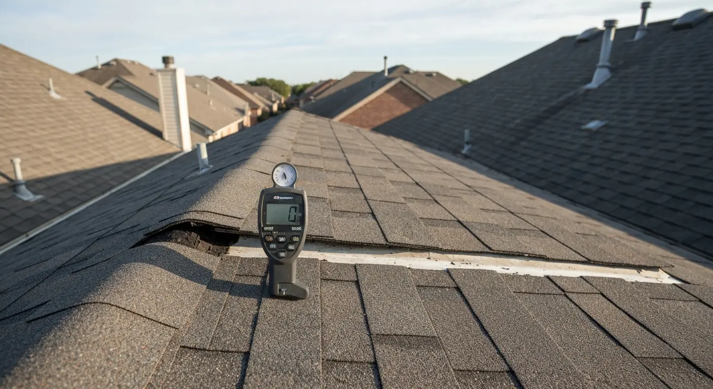 Professional roof inspection