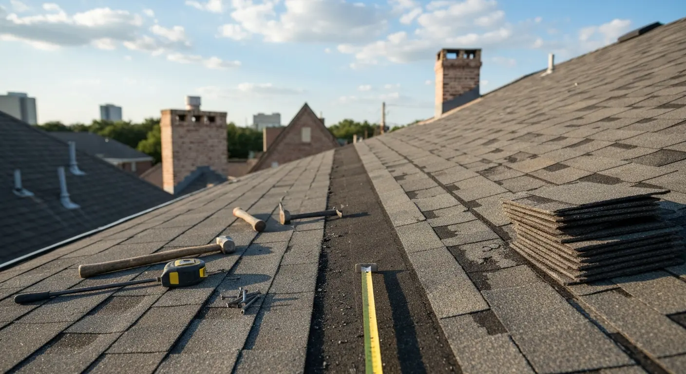 Residential roof repair