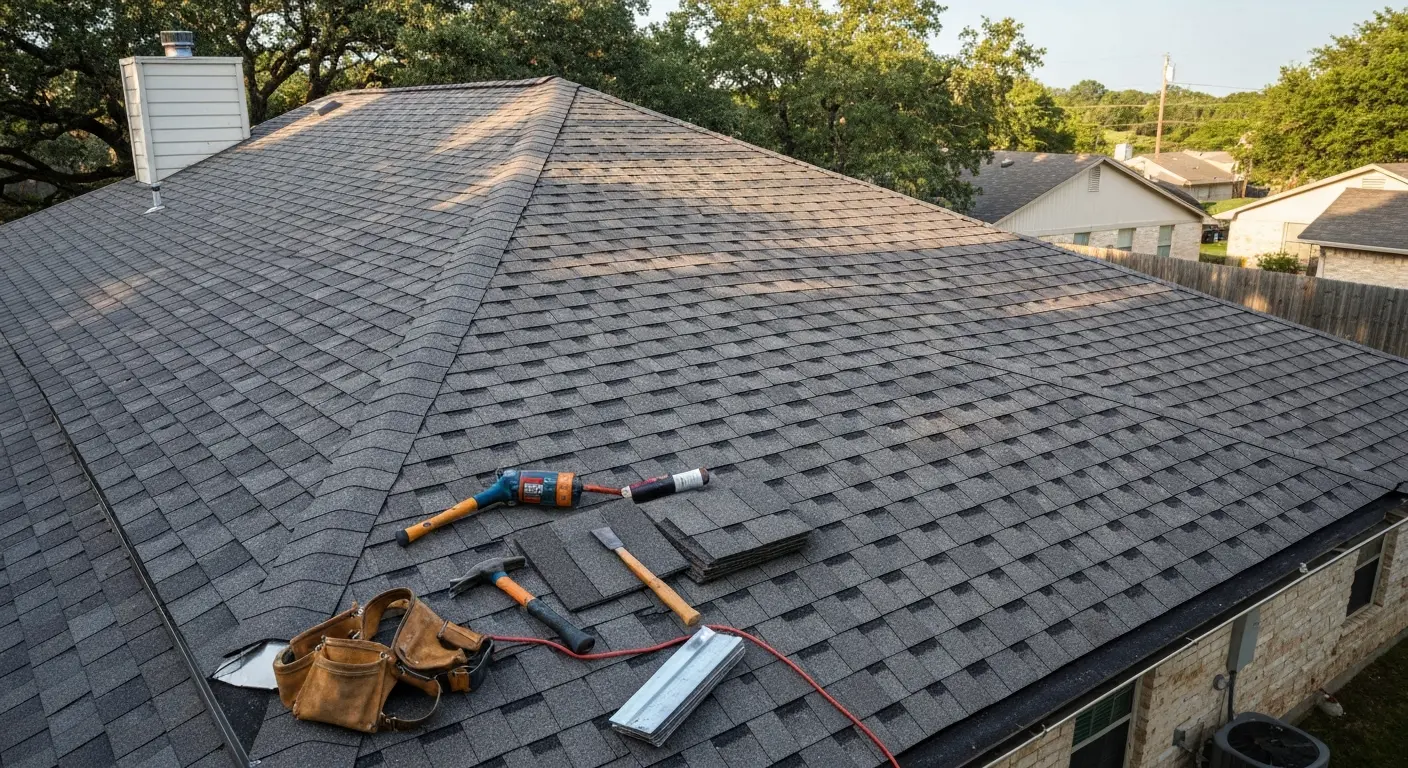 Residential roof repair
