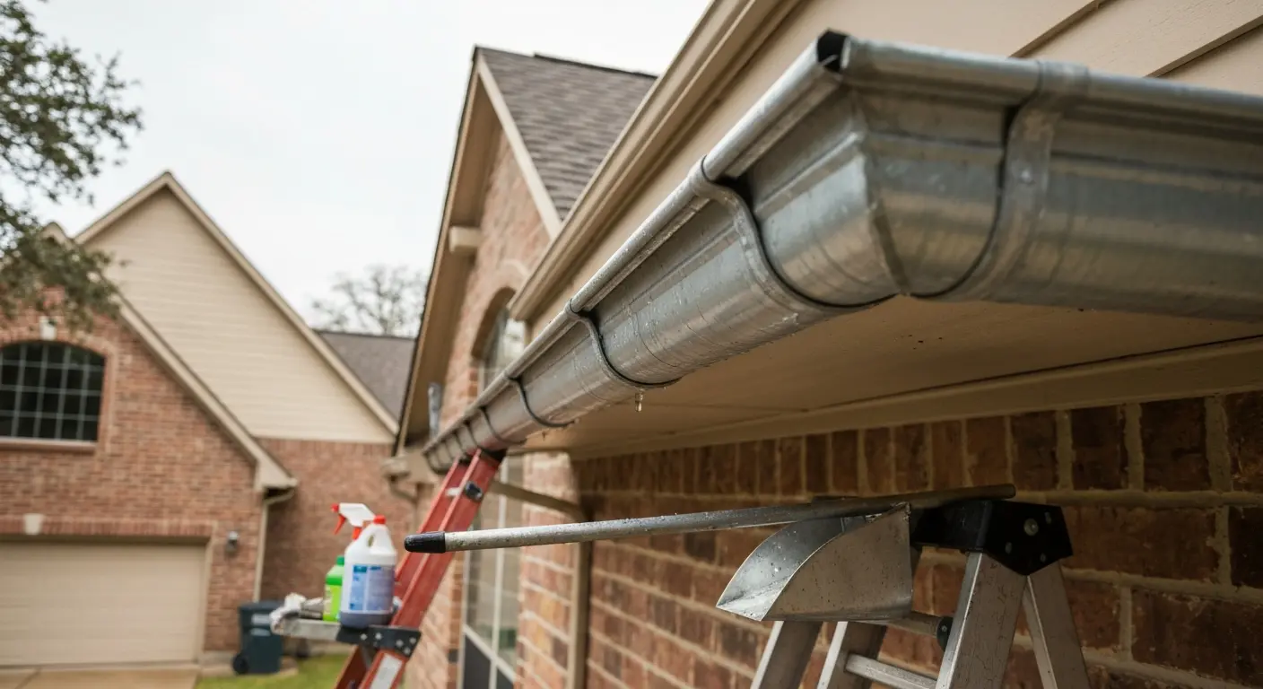 Gutter repair service in Fort Worth